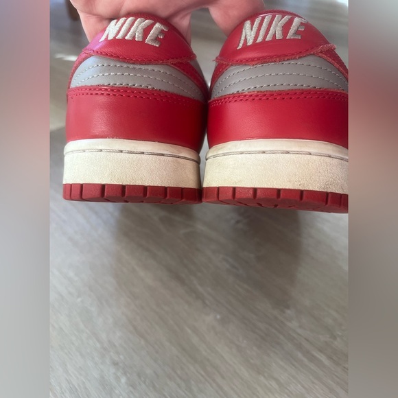 Nike Dunks Men's Red and Gray Sneakers 10.5 - Picture 6 of 10